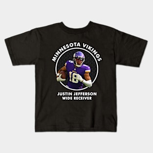 JUSTIN JEFFERSON - WR - MINNESOTA VIKINGS Kids T-Shirt